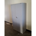 Global Grey 2 Door Metal Storage Cabinet, Locking